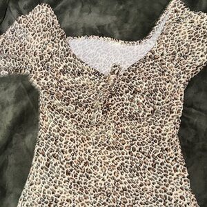 Leopard Print Women's Top